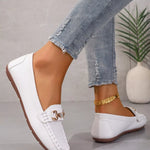 Round Toe Slip-Ons