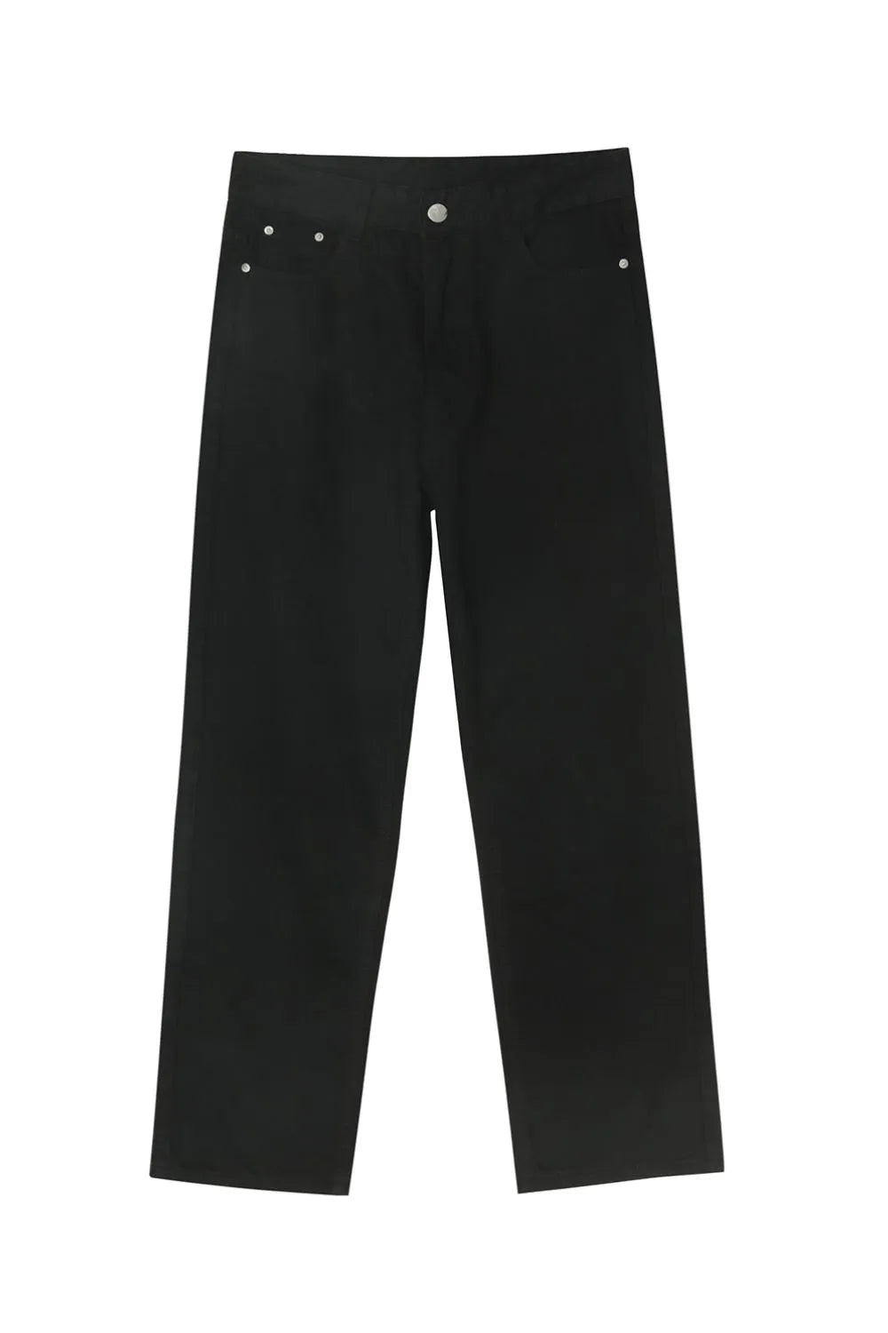 Straight Leg Jeans with Pockets