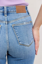 Judy Blue Full Size High Waist Straight Jeans Plus Size - Ladyez