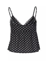 Polka Dot Lace Trim Cami