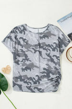 Camo Print Casual T Shirt