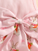 Children's Ruffled Cardigan and Bow Dress Set with Headband