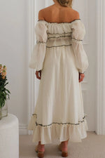 Off-Shoulder Top and Skirt Set - Ladyez
