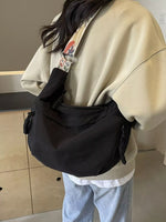 Adjustable Wide Strap Crossbody Bag