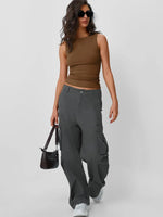 Solid Round Neck Tank - Ladyez