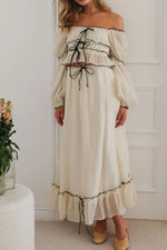 Off-Shoulder Top and Skirt Set - Ladyez