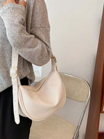 Adjustable Strap Crescent Crossbody Bag