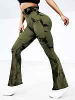 Tie-Dye High Waist Active Leggings - Ladyez
