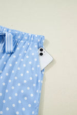 Dotted Print Soft Short Pajama Set