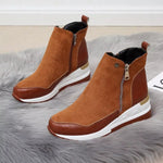 Side Zipper Ankle Boots