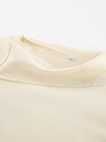 Asymmetrical High Collar Long Sleeve Blouse