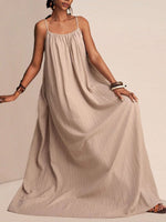 Spaghetti Strap Flowy Maxi Dress