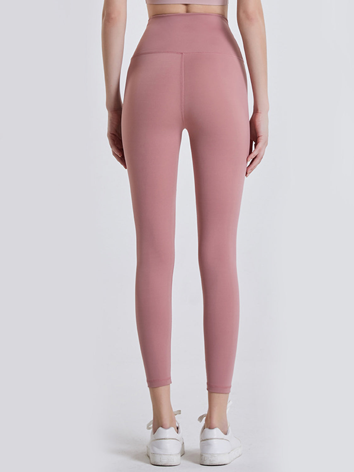 Wide Waistband Sports Leggings - Ladyez