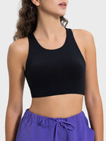 Millennia Cutout Round Neck Active Tank - Ladyez