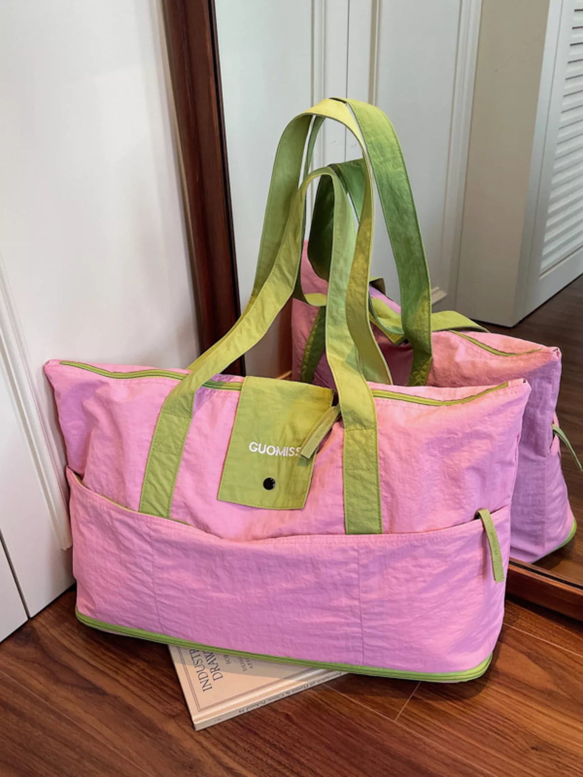 Two-Tone Lightweight Travel Bag