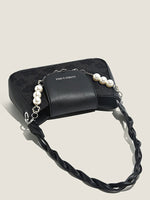Pearl Chain Decor Shoulder Bag