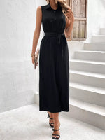 Sleeveless Wide Leg Jumpsuit