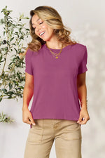 Basic Bae Full Size Round Neck Short Sleeve T-Shirt Plus Size
