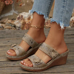 Open Toe Wedge Sandals
