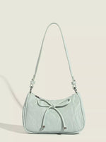 Bow Accent Shoulder Bag