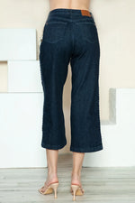 Judy Blue Full Size Side Seam Braid Detail Crop Wide Leg Jeans