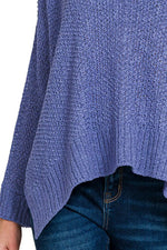 Zenana Dolman Sleeve V-Neck Sweater
