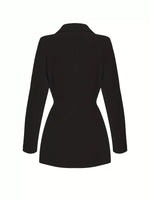 Slim-Fit Lapel Collar Blazer