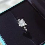 2 Carat Moissanite 925 Sterling Silver Ring