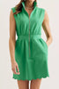 Sleeveless Zip-Up Mini Dress