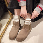 Round Toe Platform Boots