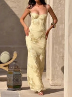 Sweetheart Neck Spaghetti Strap Maxi Dress