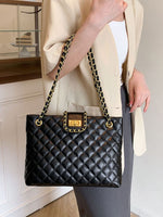 Quilted Chain Strap Shoulder Bag