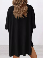Full Size Half Sleeve T-Shirt and Shorts Set Plus Size