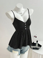 Polka Dot V-Neck Cami