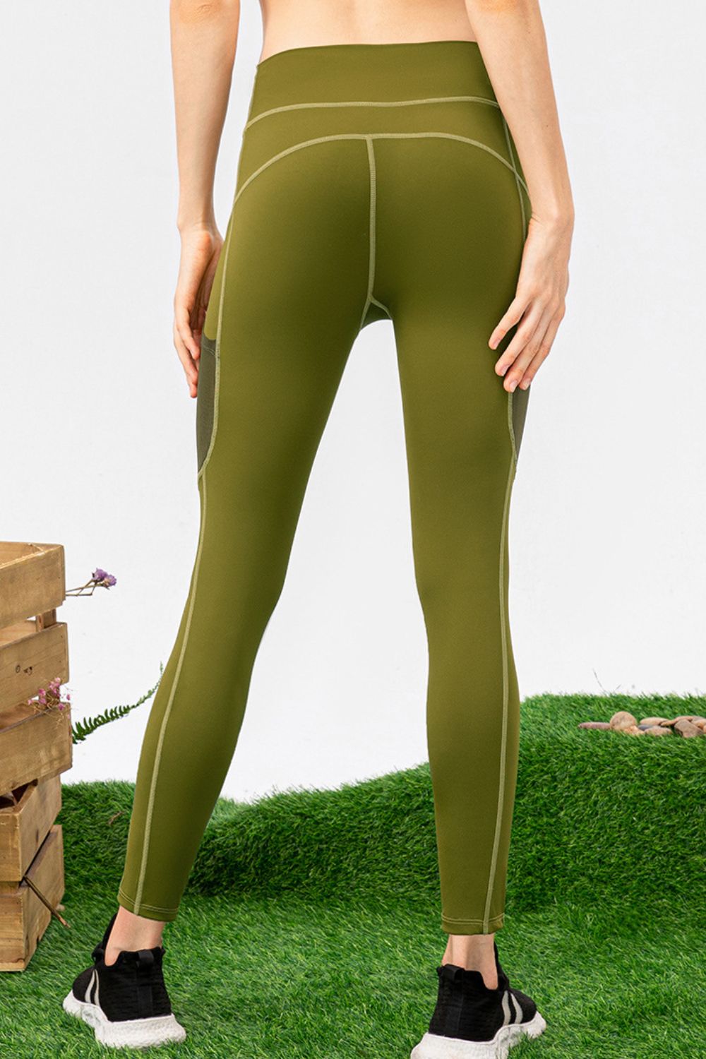 High Waist Slim Fit Long Sports Pants - Ladyez