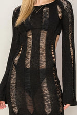 HYFVE Backless Cover Up Mini Dress - Ladyez