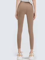 Wide Waistband Sports Leggings - Ladyez