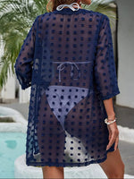 Swiss Dot Sheer Cover-Up - Ladyez
