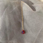 925 Sterling Silver Zircon Heart Necklace