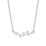 925 Sterling Silver Ginkgo Leaf Necklace