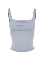 Ruched Square Neck Tank
