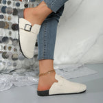 Round Toe Flat Slip-Ons