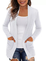 Open Front Knit Cardigan