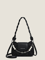 Pearl Chain Decor Shoulder Bag