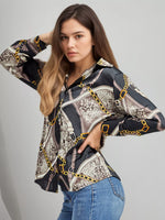 Printed Long Sleeve Shirt