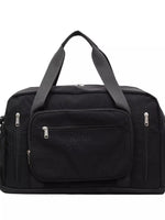 Canvas Duffel Bag with Multiple Pockets