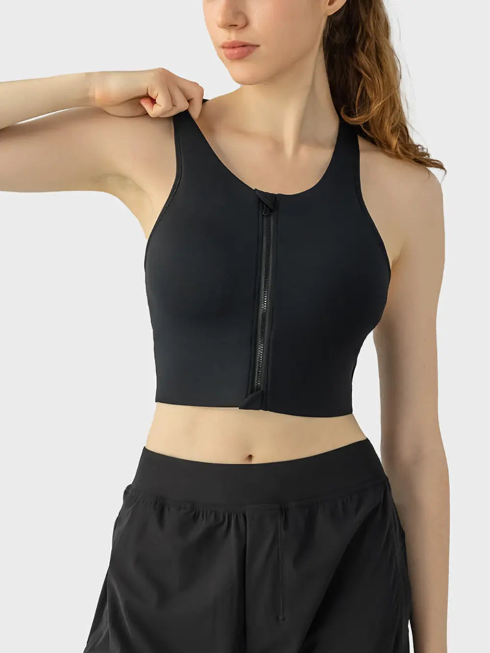 Millennia Wide Strap Sport Bra - Ladyez