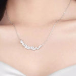 925 Sterling Silver Zircon Necklace