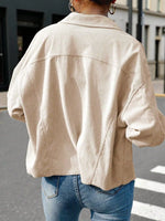 Corduroy Button-Down Shacket