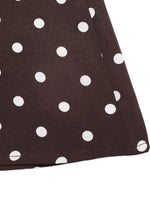 Polka Dot Sleeveless Maxi Dress
